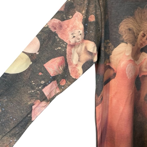 Melanie Martinez NEW Trilogy All Over Long Sleeve Licensed Tour Tee - LARGE - Picture 4 of 6